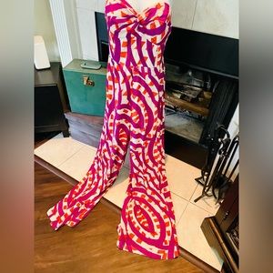 Tracy Reese for Anthropologie size 14 maxi jumpsuit for women.